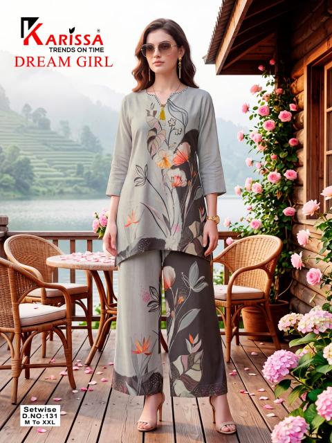 Karissa dream girl 128 to 132 coord set wholesalers of women clothing